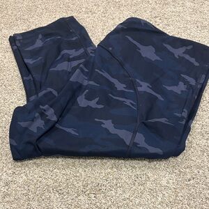 Athleta Men's Navy Camouflage Leggings